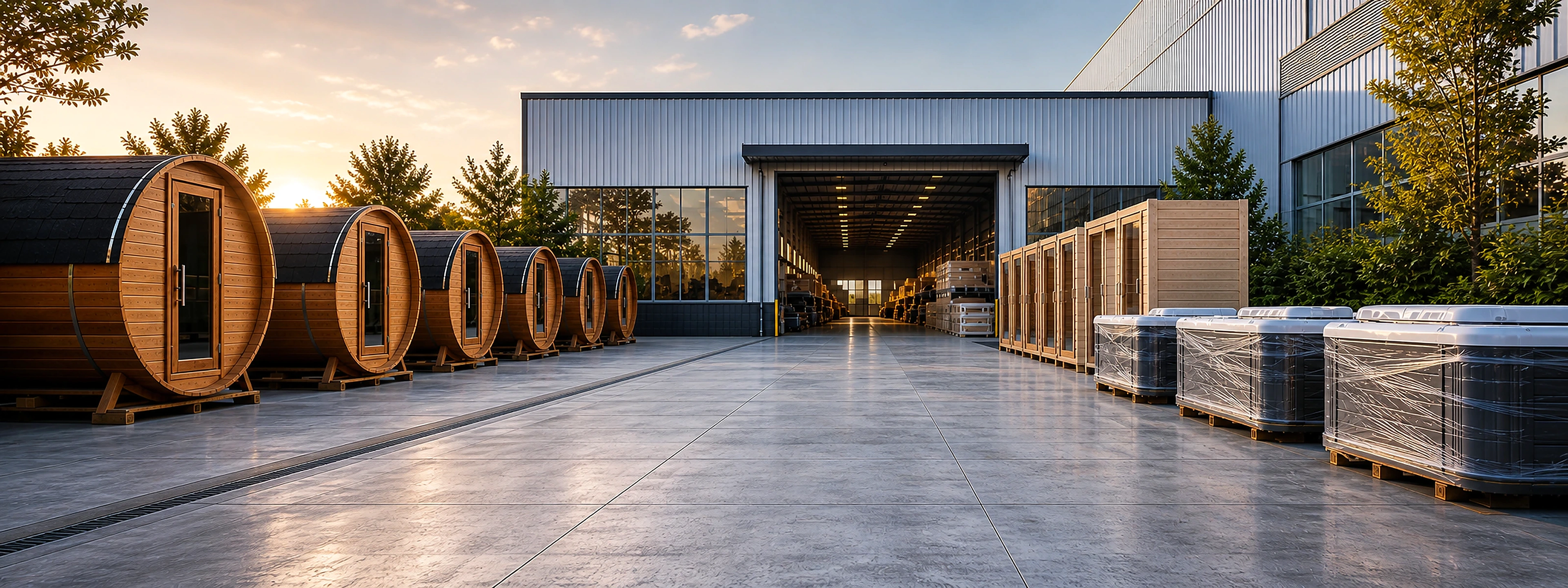 Factory floor access and workshop entrance