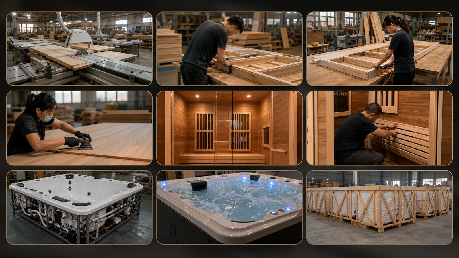 From cutting and assembly to inspection and packing factory evidence visual