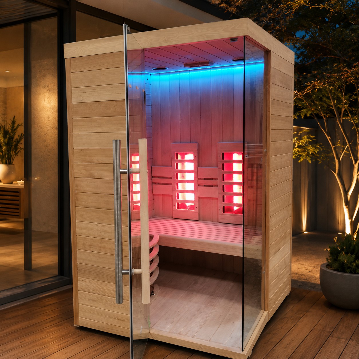 2 Person Hybrid Infrared Sauna Room