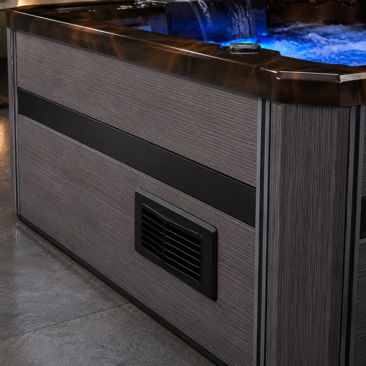 5 People Hot Tub Freestanding Outdoor Spa USA Acrylic Luxury Large Size Bathtub Family Garden Whirlpool view 06