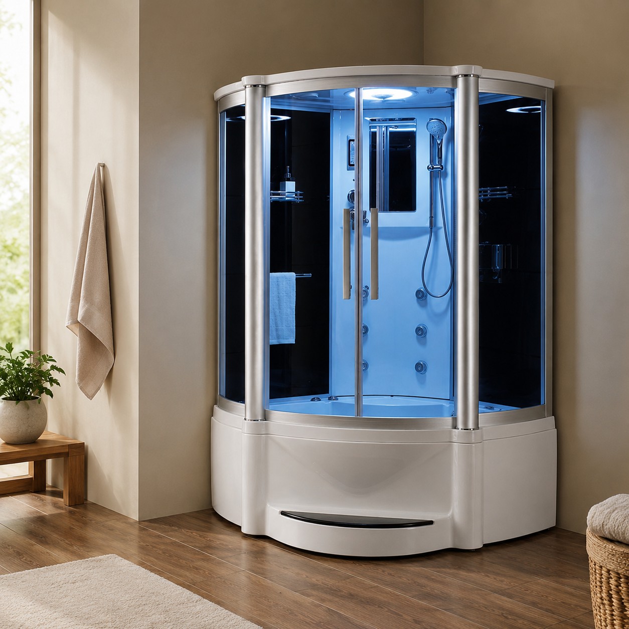 Acrylic Smart Steam Shower Cabin view 02