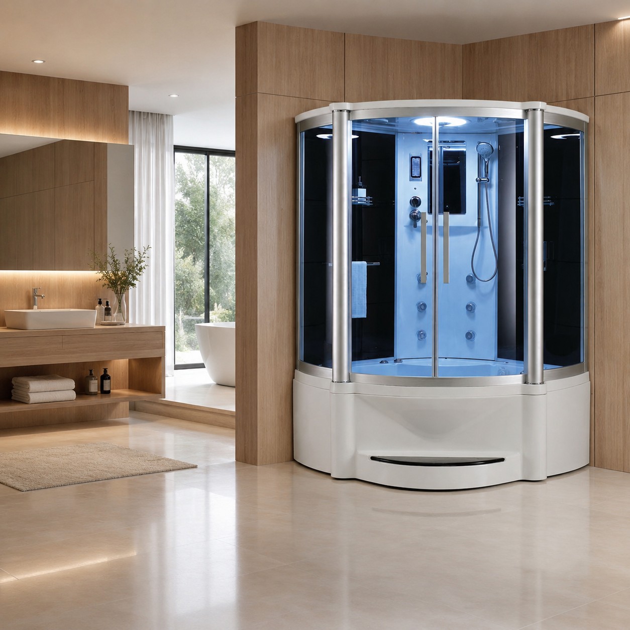 Acrylic Smart Steam Shower Cabin view 04