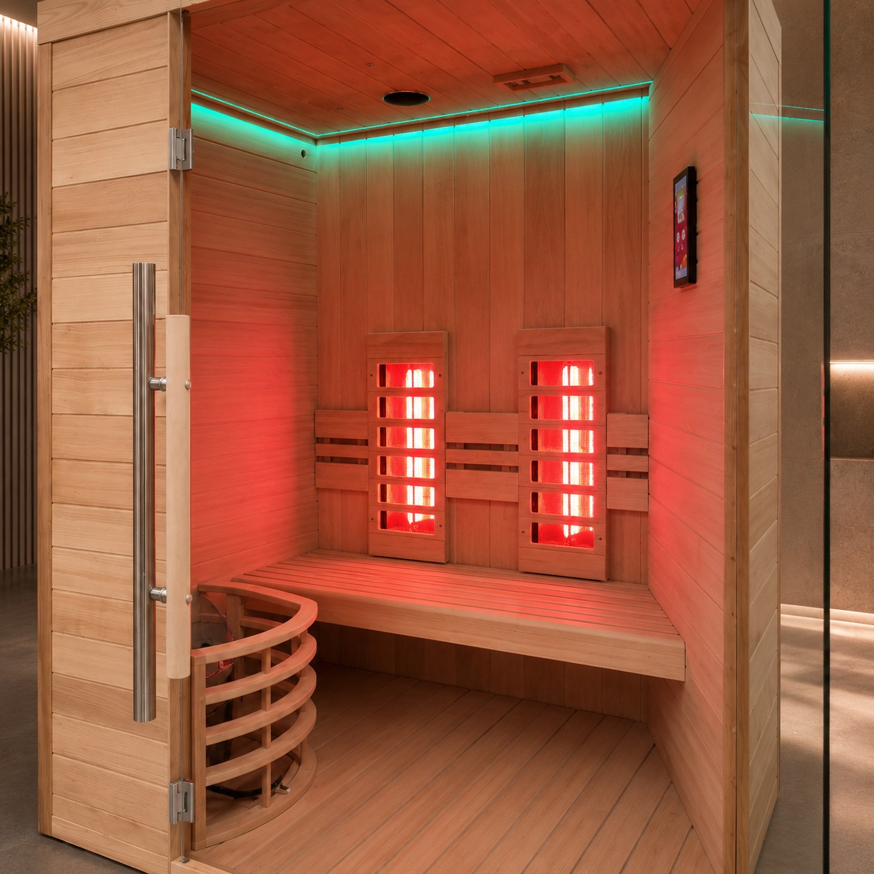 Commercial Dry Steam Clean Big Sauna Room for 2-6 Person view 04