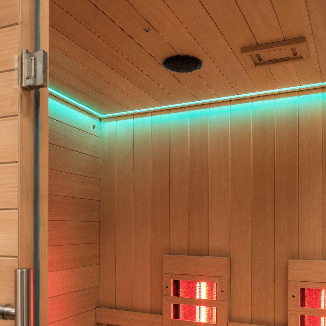 Commercial Dry Steam Clean Big Sauna Room for 2-6 Person view 05