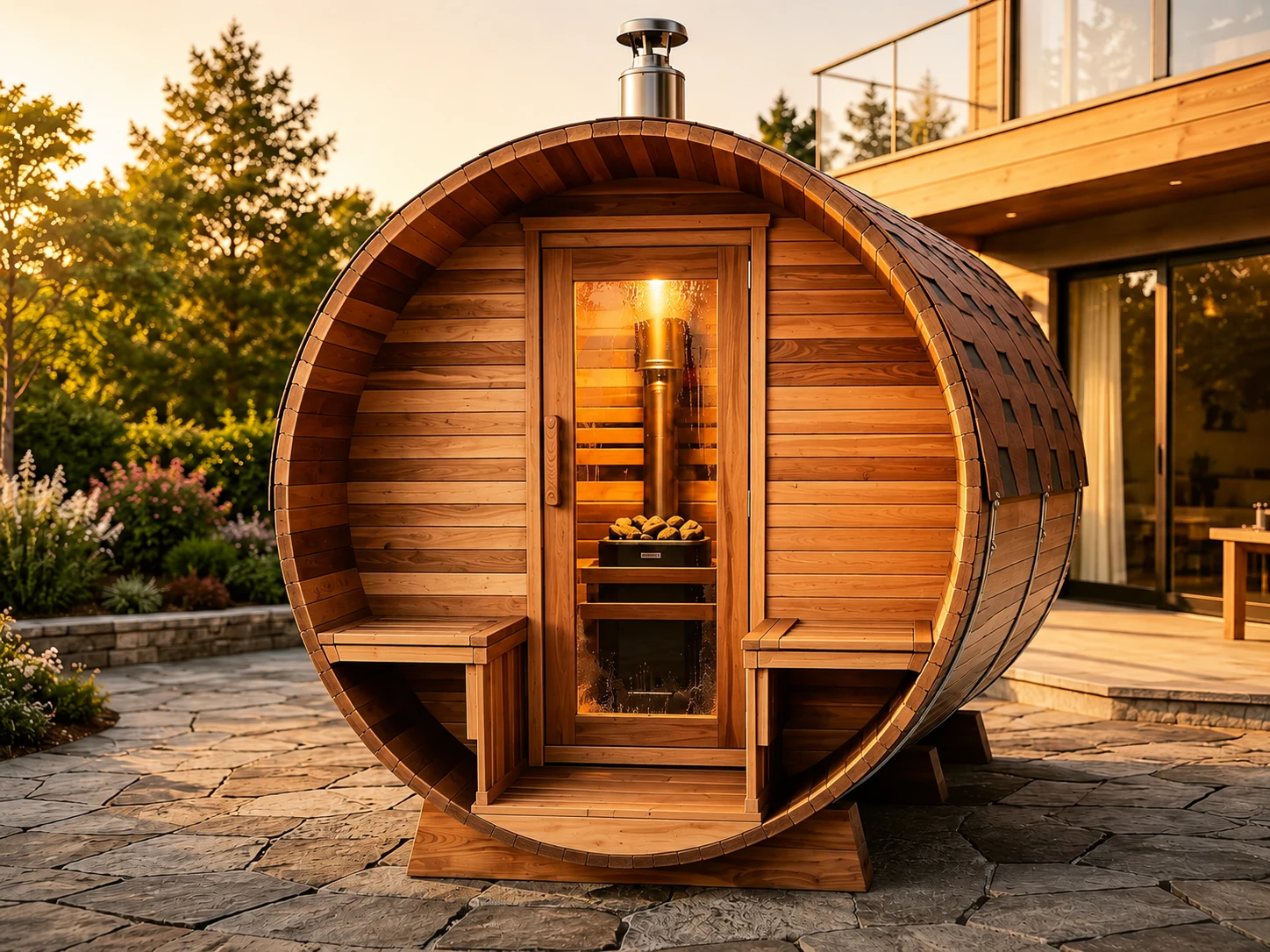Complete Outdoor Sauna Room