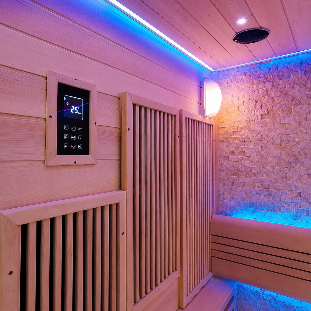 Custom Sauna and Steam Combined Room Sauna Room for House Film Spa Far Infrared Sauna Room view 03