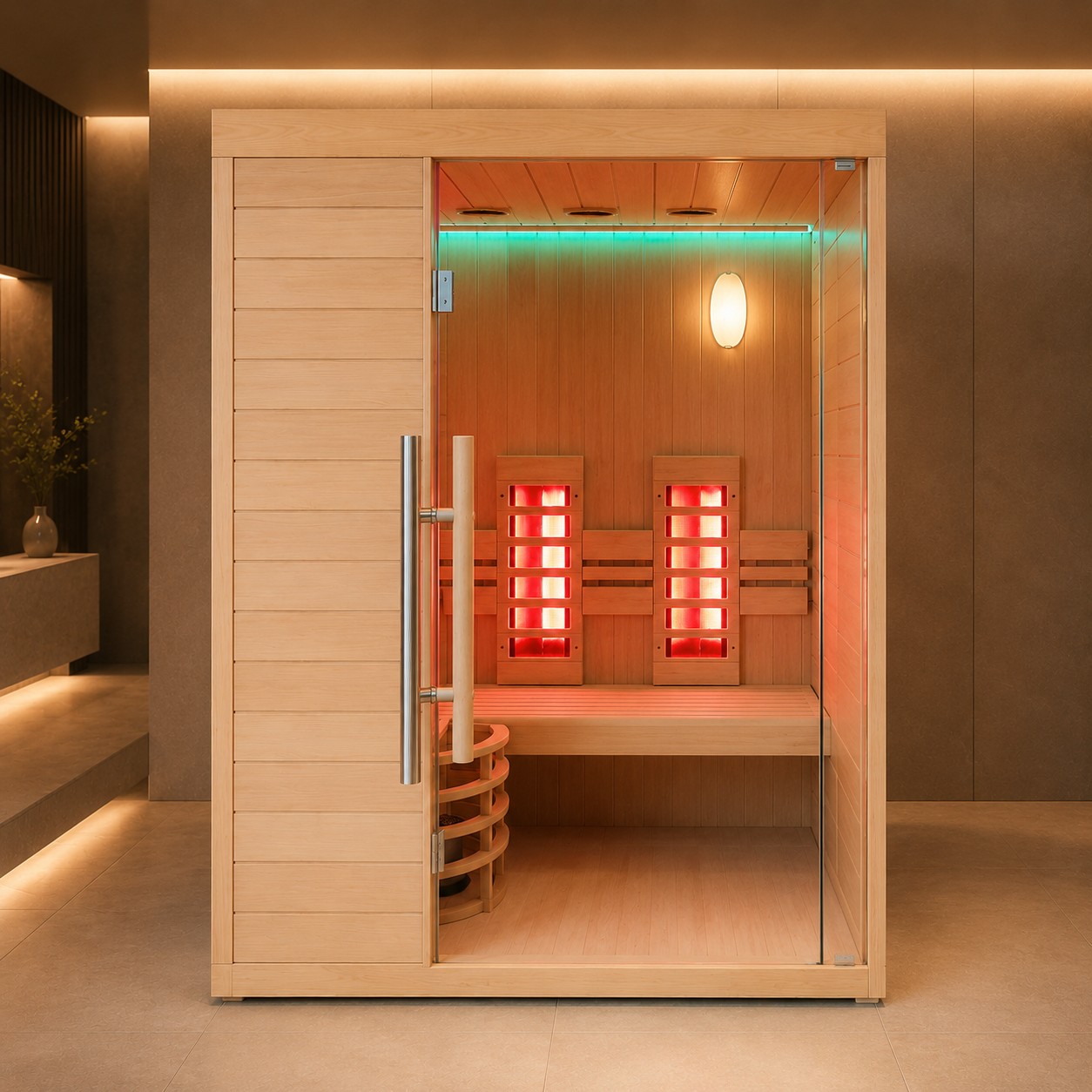 Dry Sauna Cabin Wet Steam Shower Rooms Combination, New Style Indoor Bathroom Shower Steam Sauna Room view 02