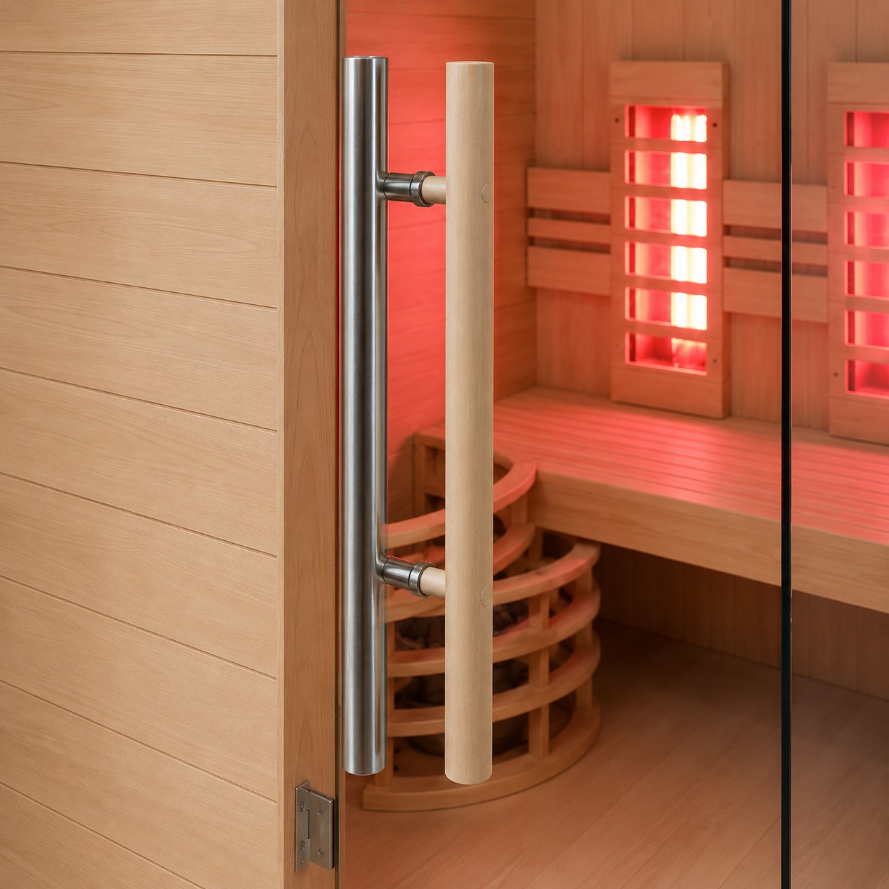 Dry Sauna Cabin Wet Steam Shower Rooms Combination, New Style Indoor Bathroom Shower Steam Sauna Room view 05