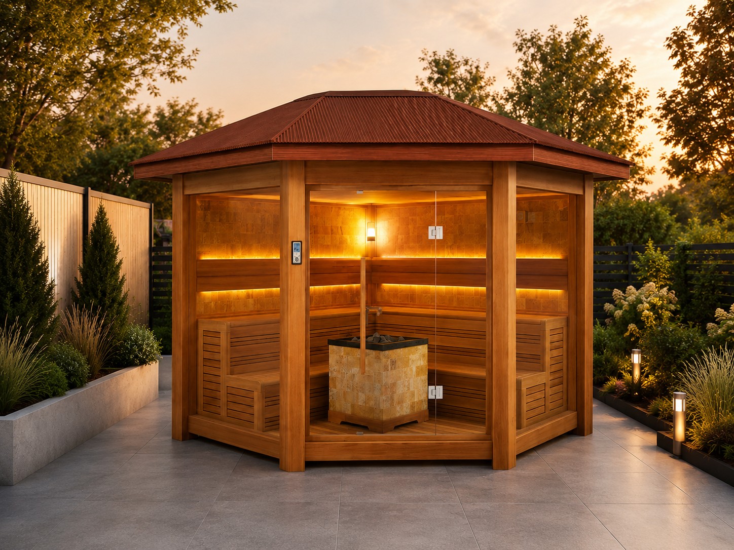 Custom Garden Pavilion Gazebo view 02