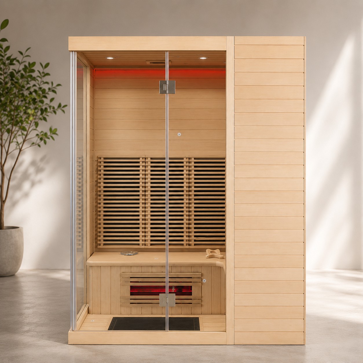 Custom Dry Sauna Steam Room view 02