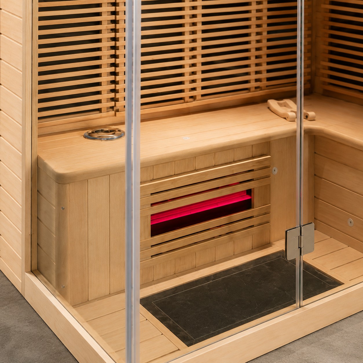 Custom Dry Sauna Steam Room view 06