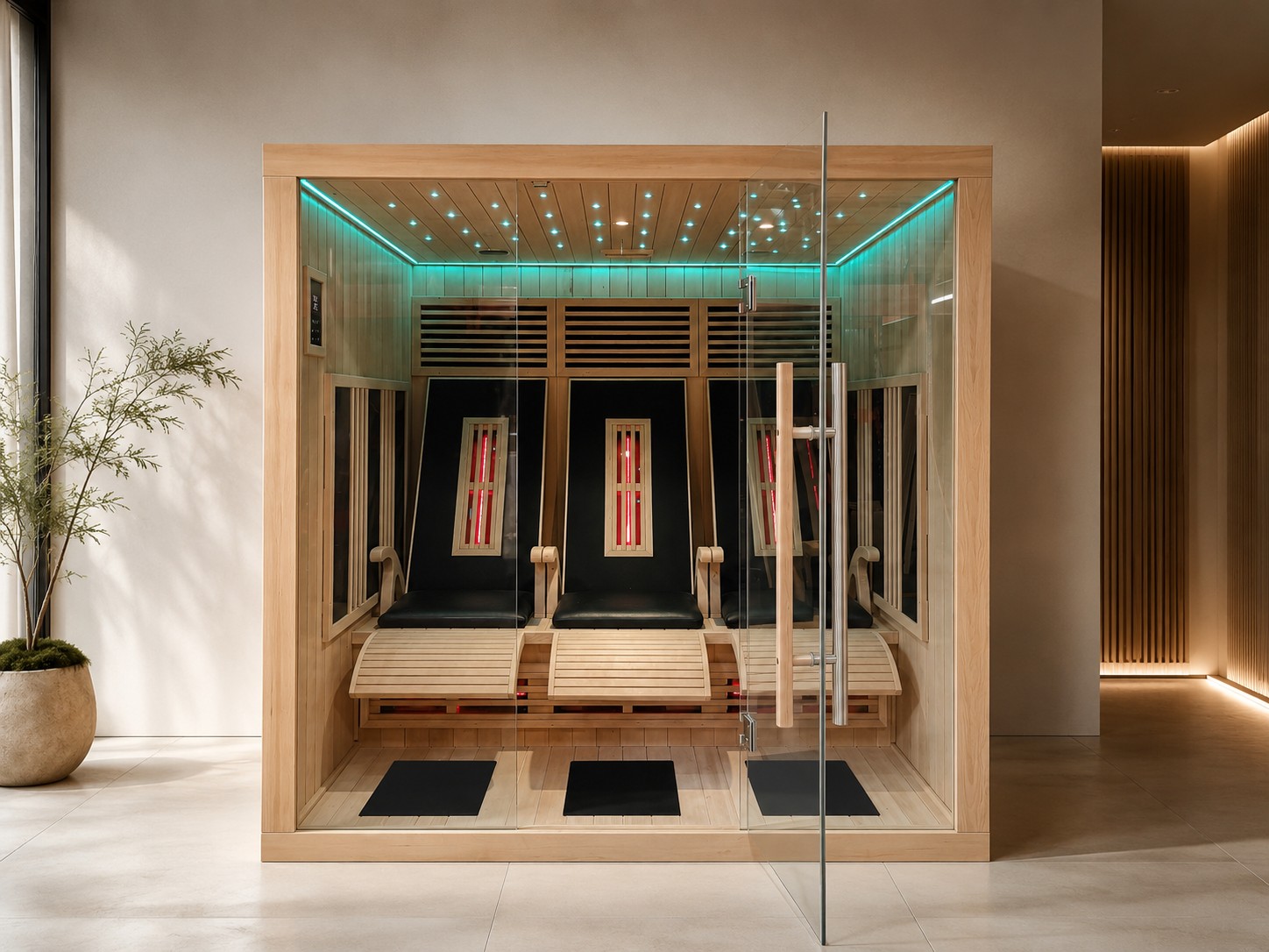 Far infrared massage health room