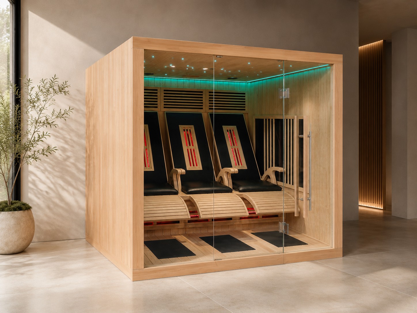 Far infrared massage health room view 02