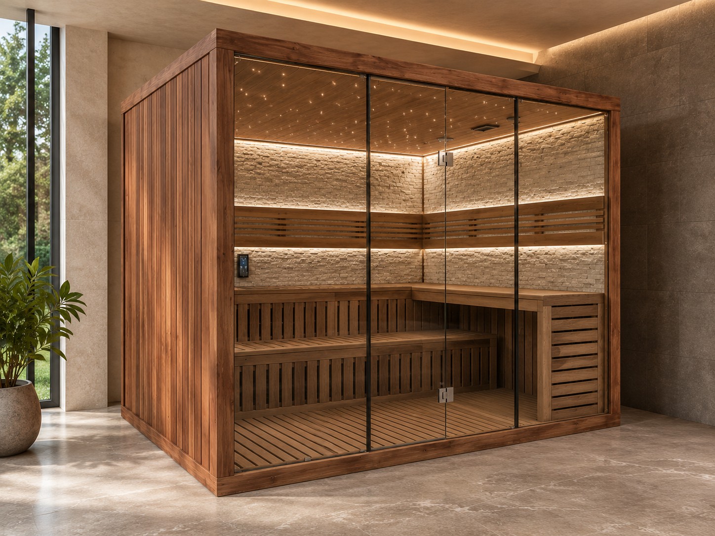 Far Infrared Sauna Room 6-8 Person Sauna Rooms Shower Steamers Cycle Accessories Cold Plunge Infrared Sauna view 02