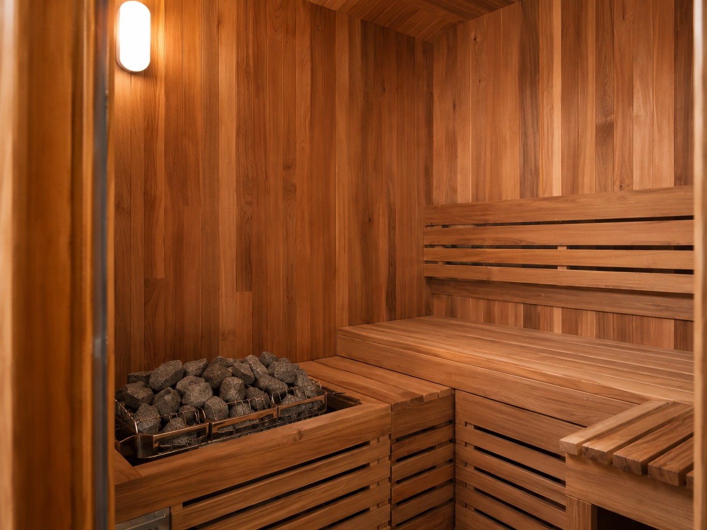 Customize 3-6 Persons Sauna Room with Front Porch Traditional Wood Fired Sauna Cabin House view 05