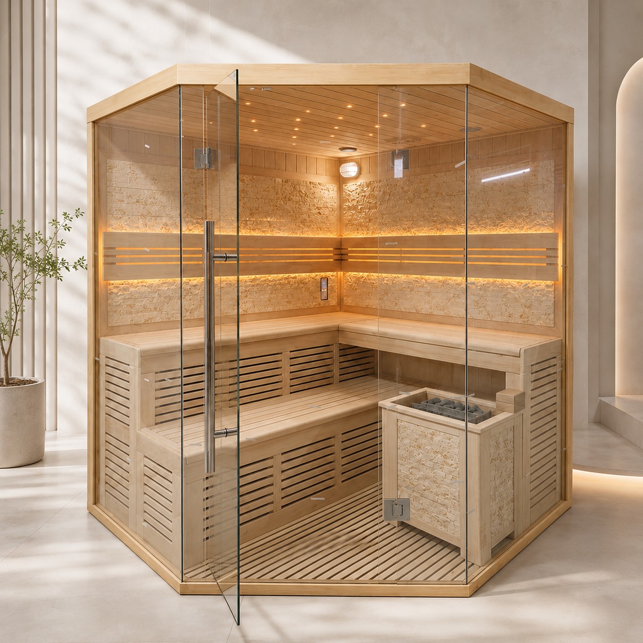 Hemlock Infrared Steam Sauna