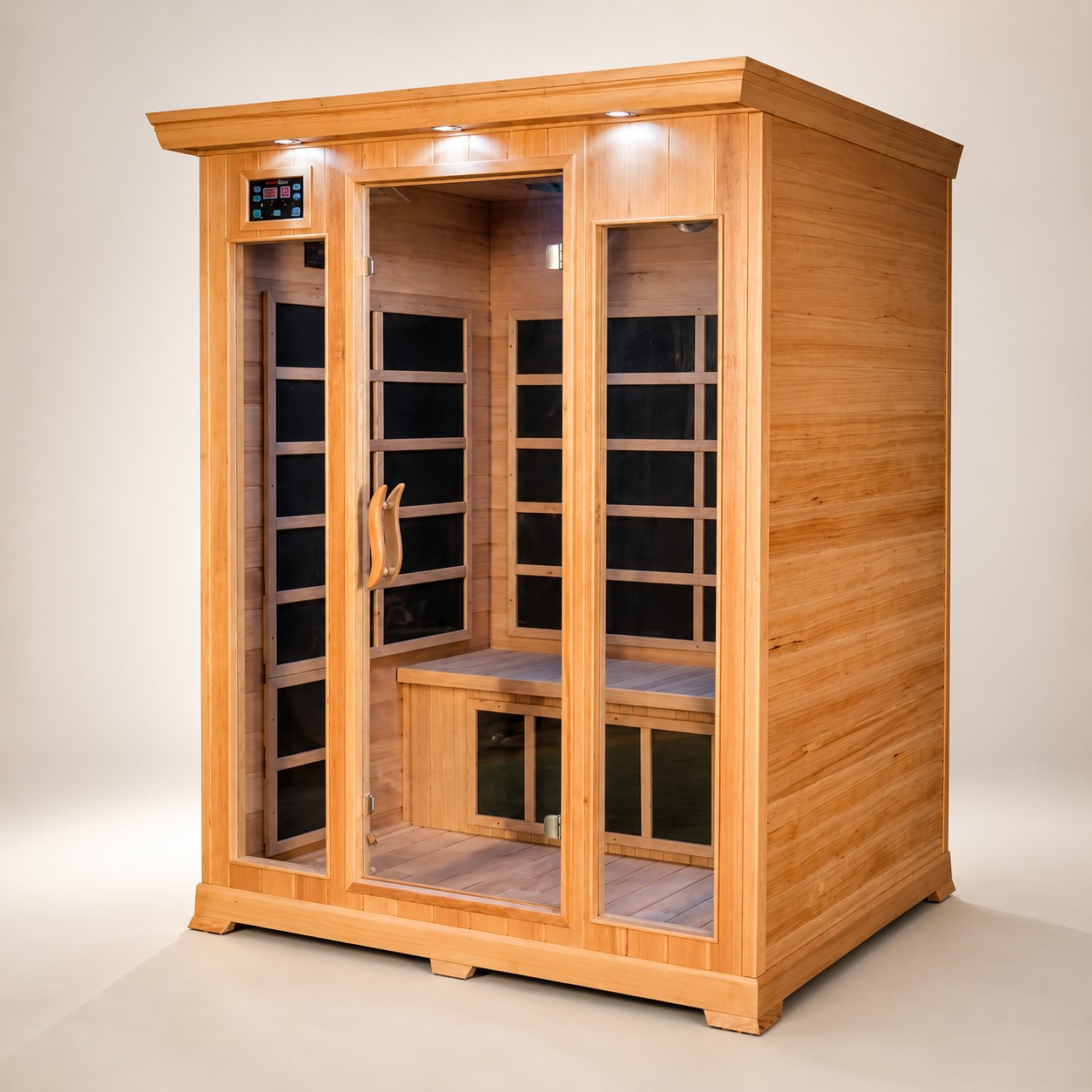 Home Solid Timber Sauna Room in Poland