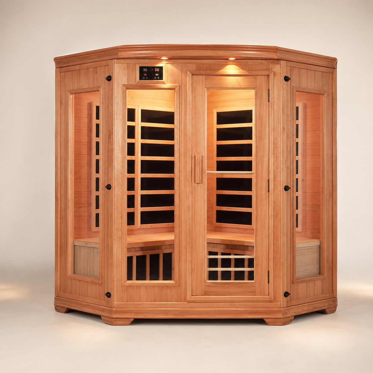 Hotel Indoor New Style Sauna Room Full Glass Home Steam Sauna Room far Infrared Sauna Rooms