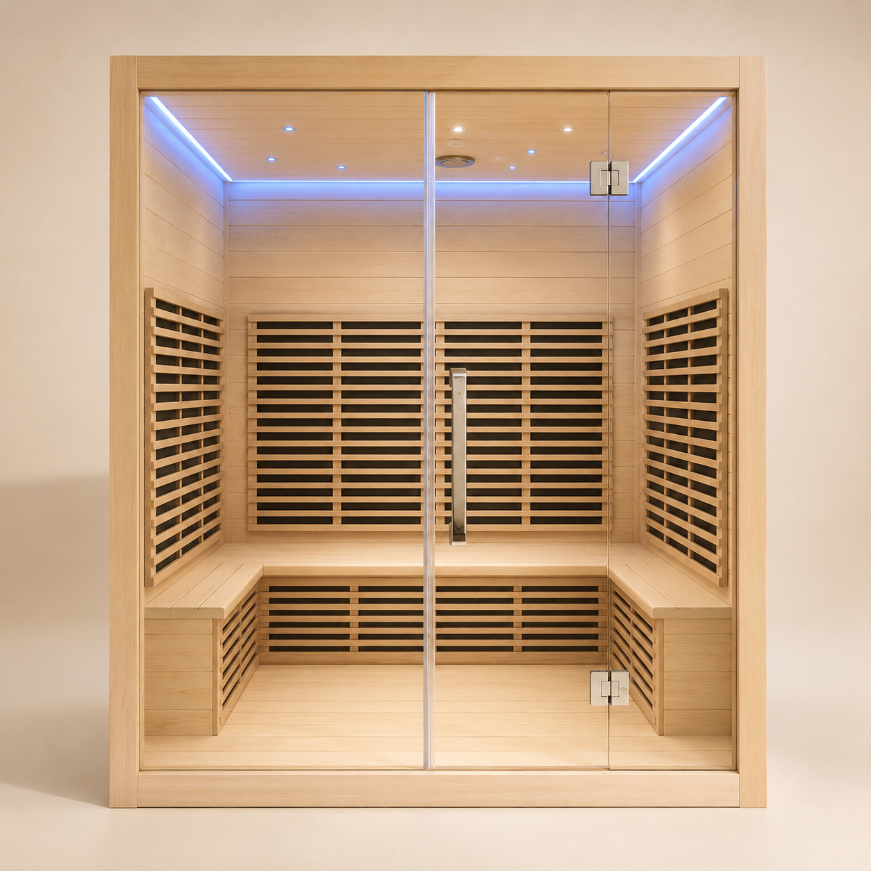 Hotel Villa Deluxe Sauna and Steam Combined Room Sauna Wooden 4 Person Dry Sauna Room