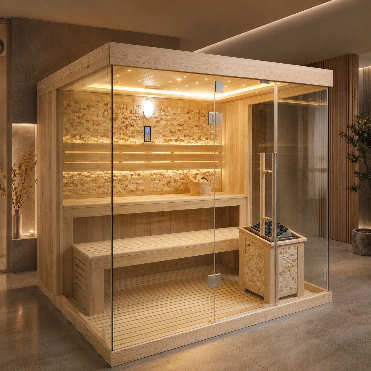 1-4 Person Traditional Dry Sauna