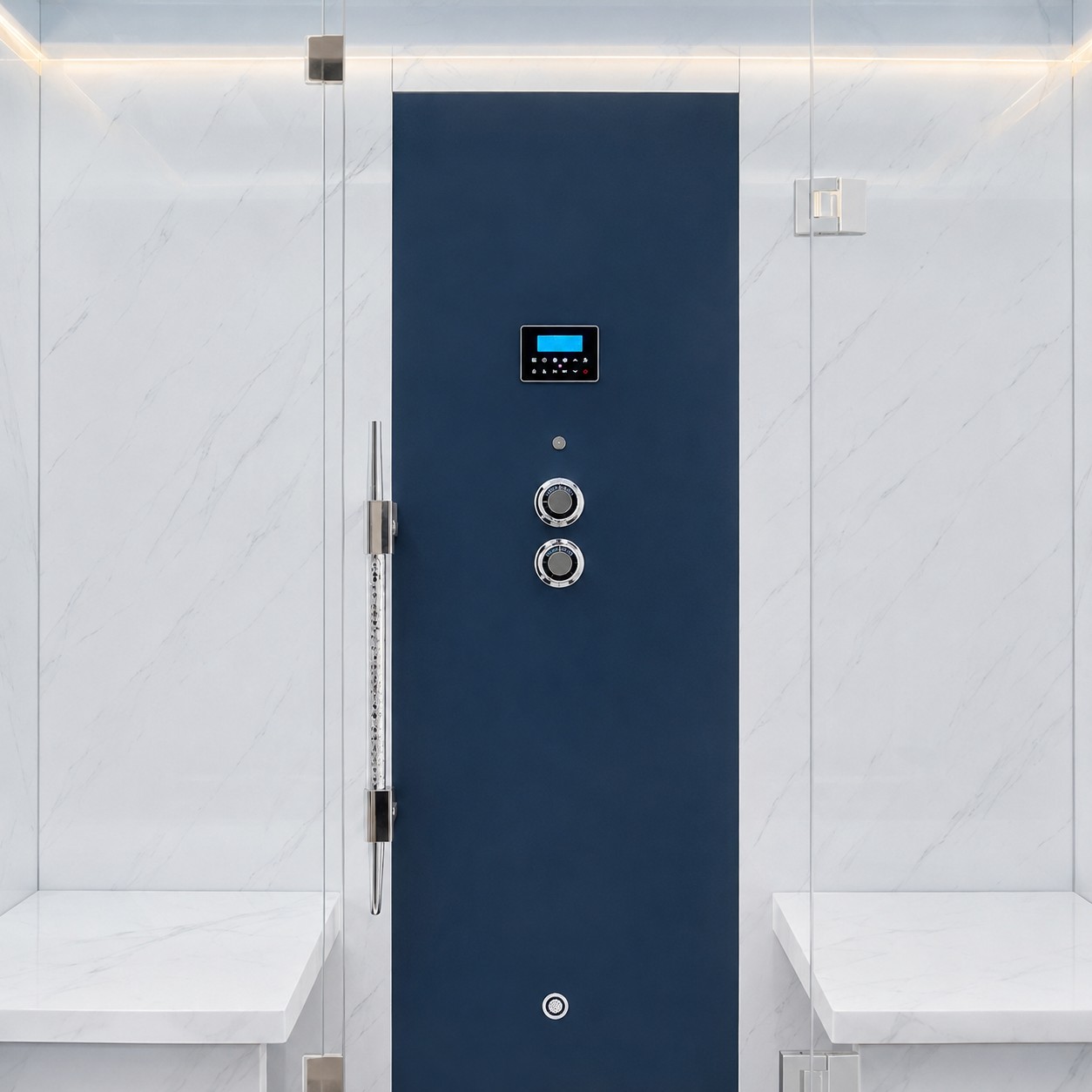 HS-SR1388 Modern Combined Room Steam Shower Cabin Sauna view 03