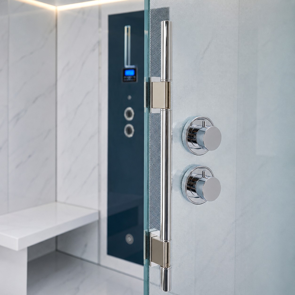 HS-SR1388 Modern Combined Room Steam Shower Cabin Sauna view 05