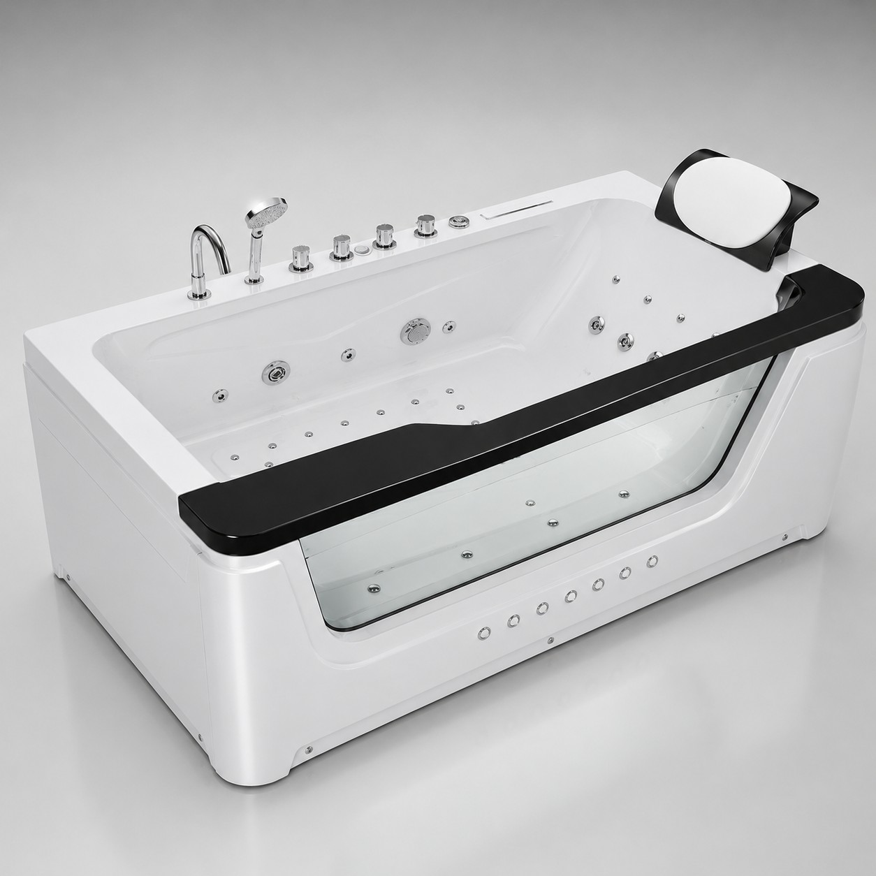 Indoor Acrylic Whirlpool Massage Spa Hot Tubs Freestanding 1 People Bath Tub view 03