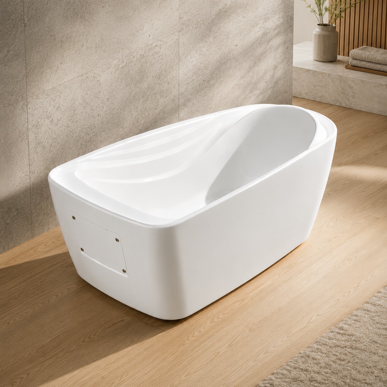Indoor one person luxurious Value Whirlpool massage bathtub sk020 view 03