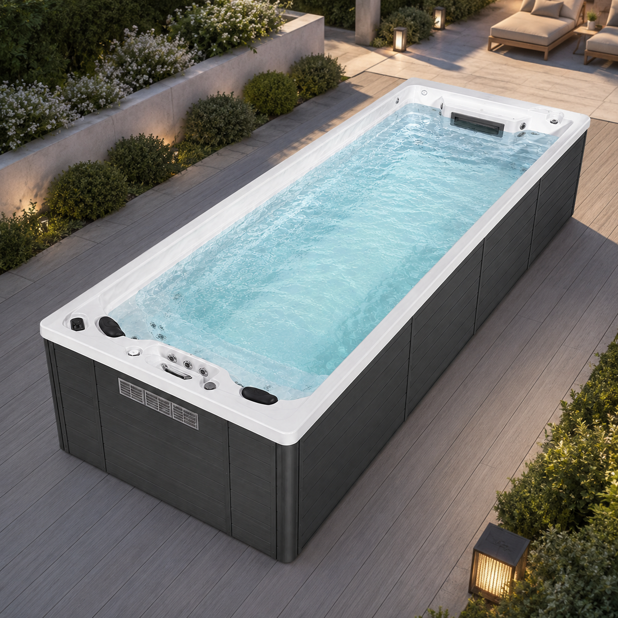 Hotel Garden Outdoor Swim Spa view 02
