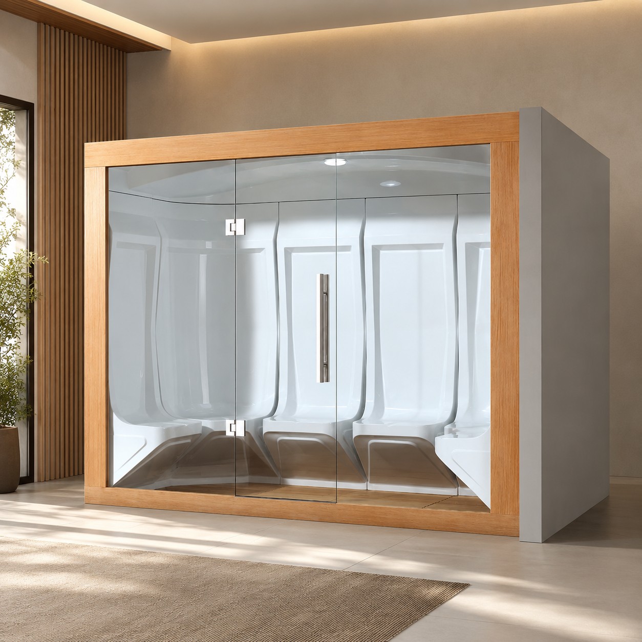 Rock Salt Wet Steam Room