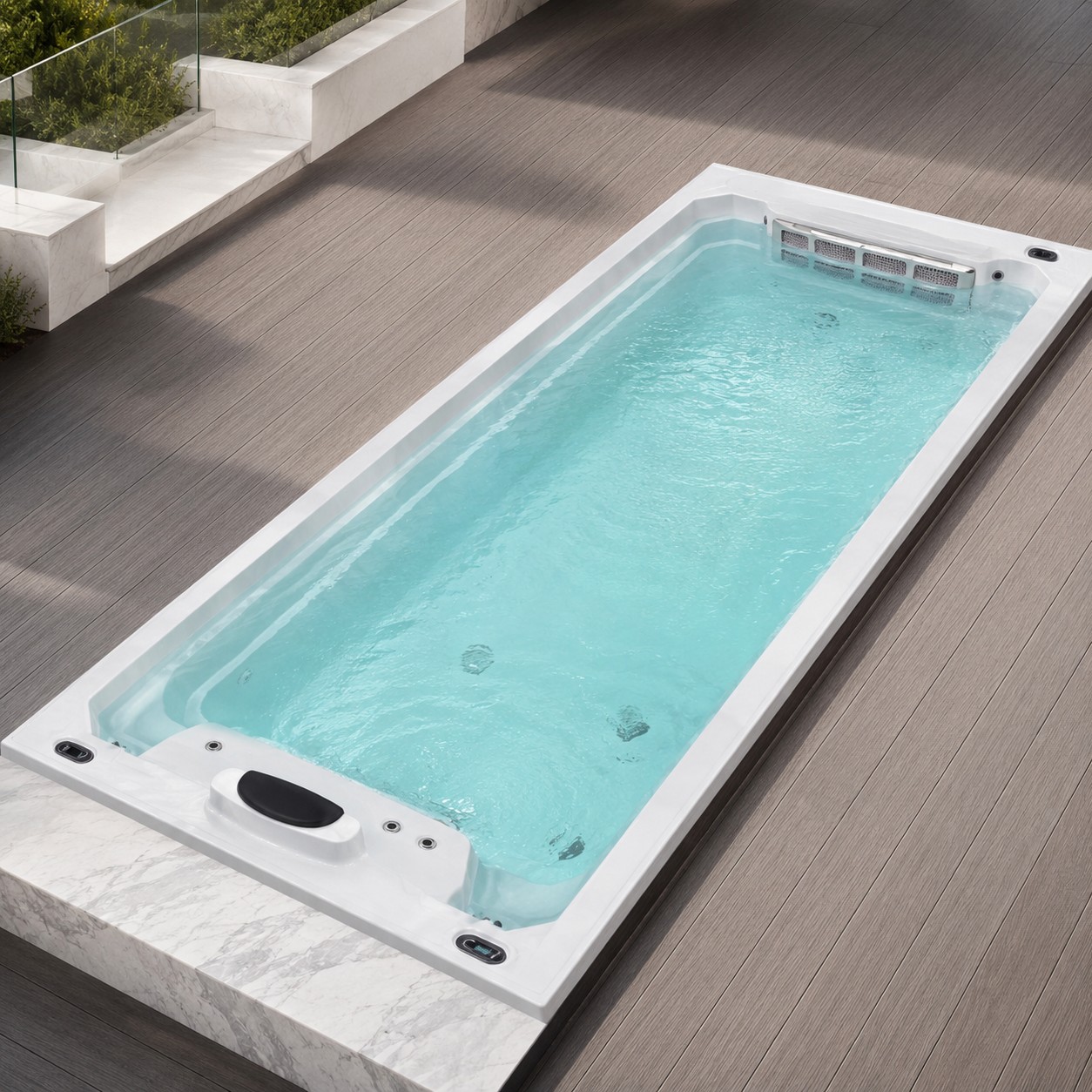 Large Rectangular Whirlpool Swim Spa