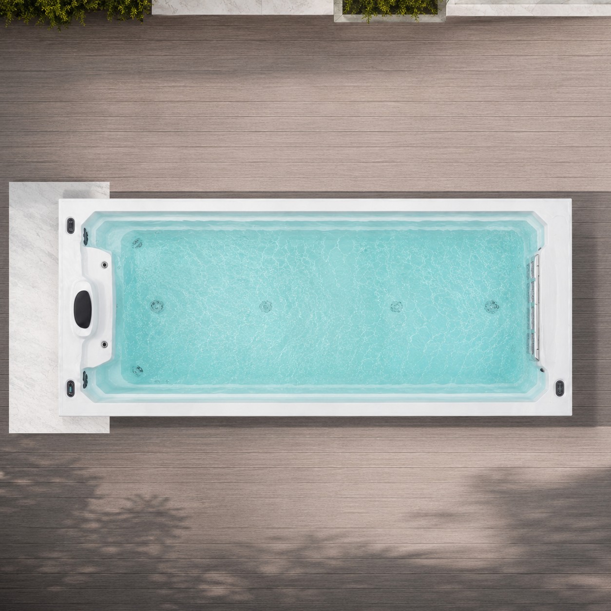 Large Rectangular Whirlpool Swim Spa view 02