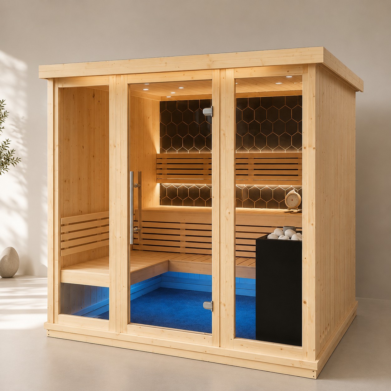 Luxury Wood Infrared Sauna Room&dry Sauna Room Outdoor Sauna Rooms