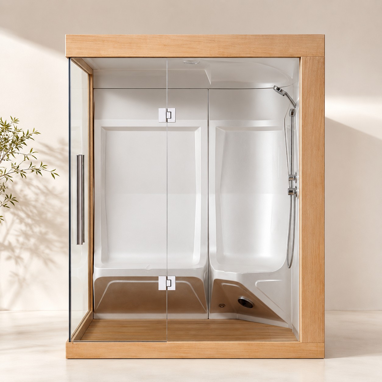 Modern Outdoor and Indoor Bathroom Steam Cabinet Sauna Room Shower