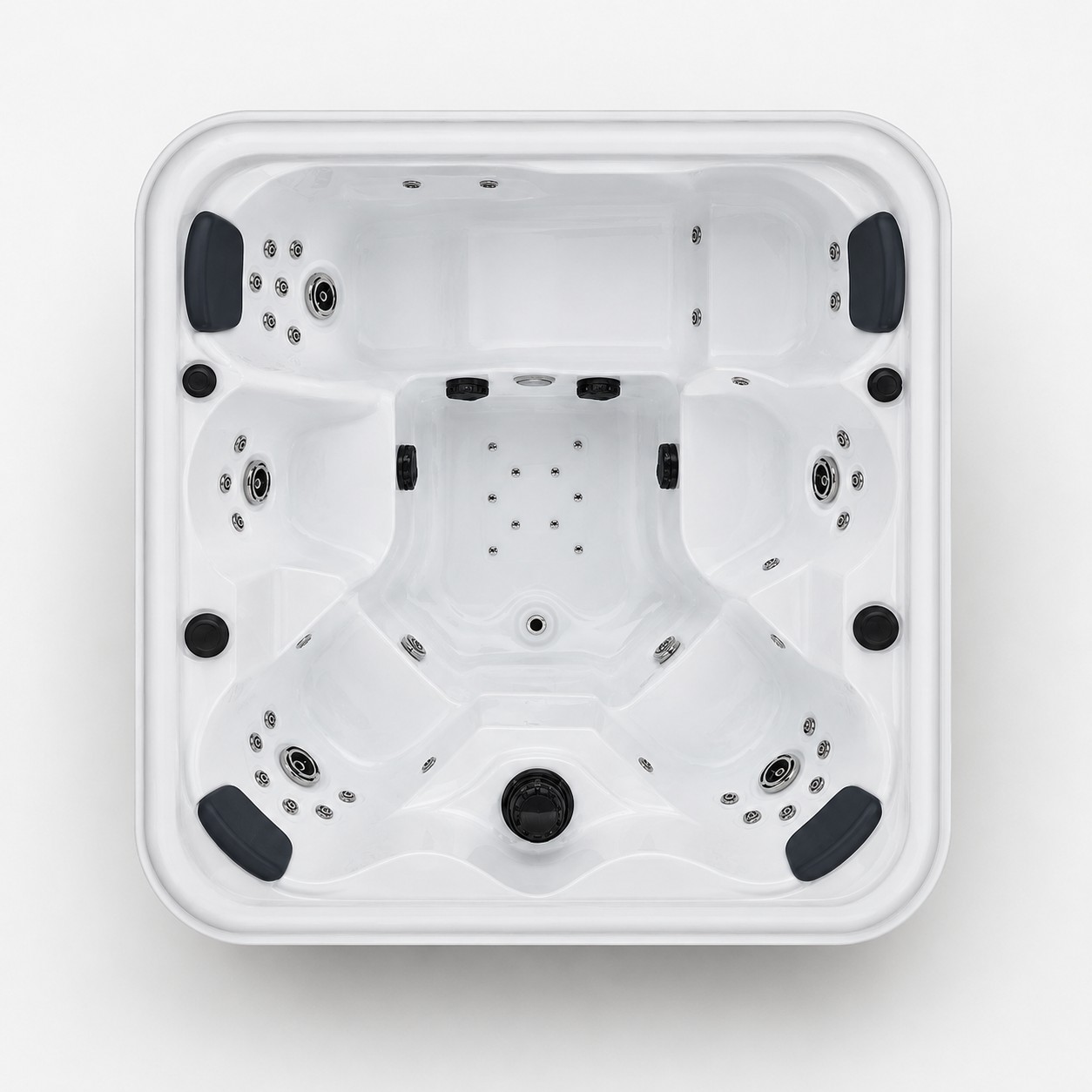 New Arrival Massage Luxury Outdoor Hot Tub Spa for 5 Person view 02