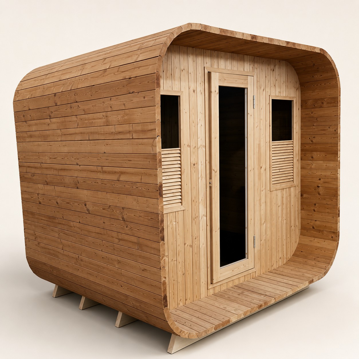 New Pure Canadian Red Cedar Wooden Sauna Outdoor Commercial Sauna Steam Room Kit Set