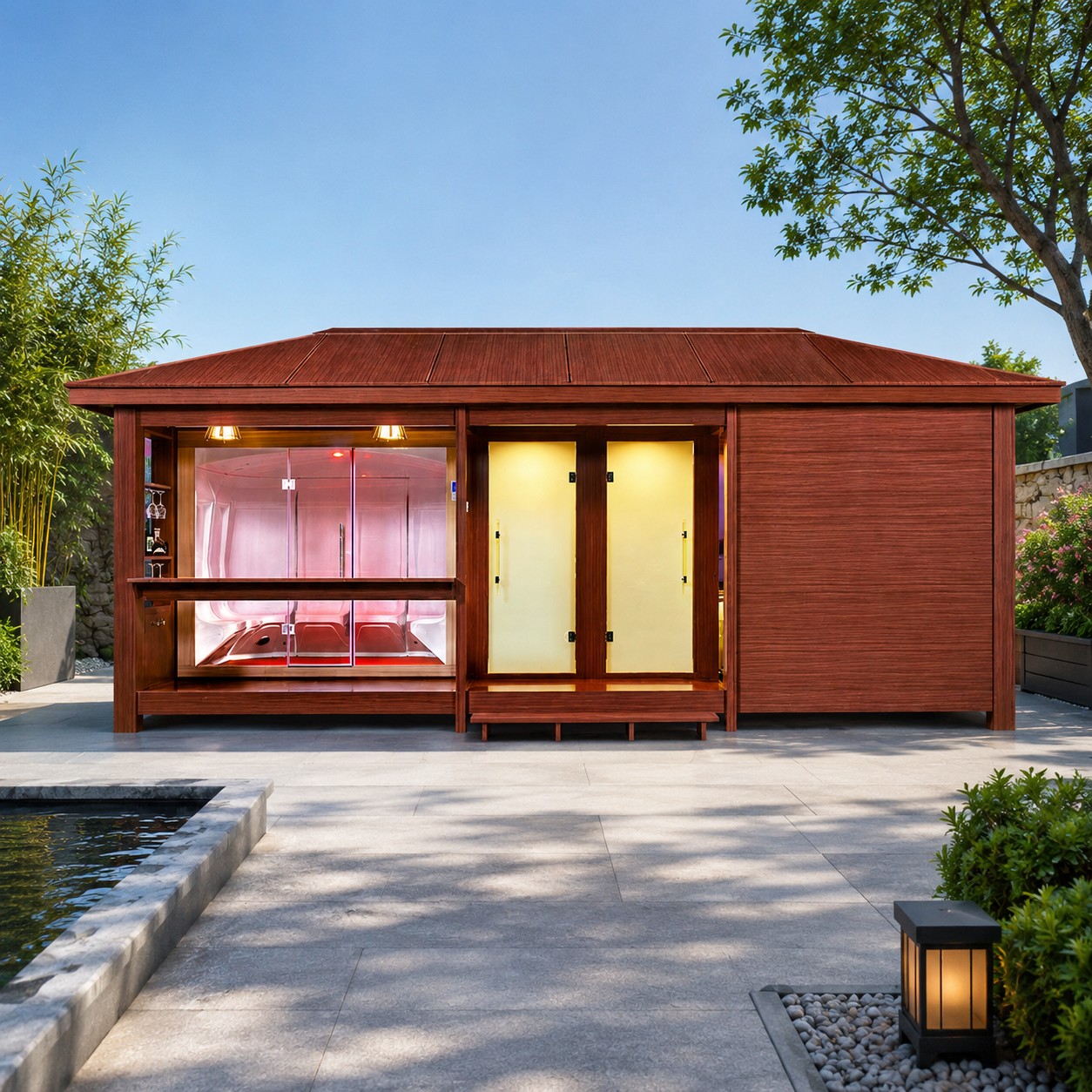 Aluminum Frame Sauna Gazebo