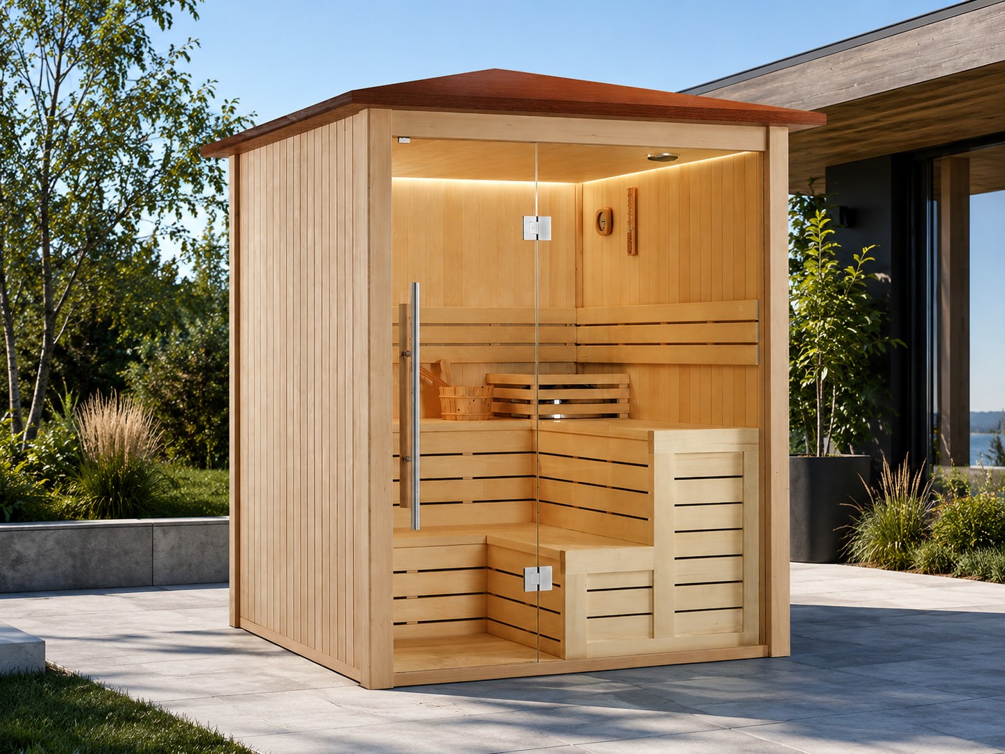 Outdoor Design Motorised Waterproof Garden Gazebo