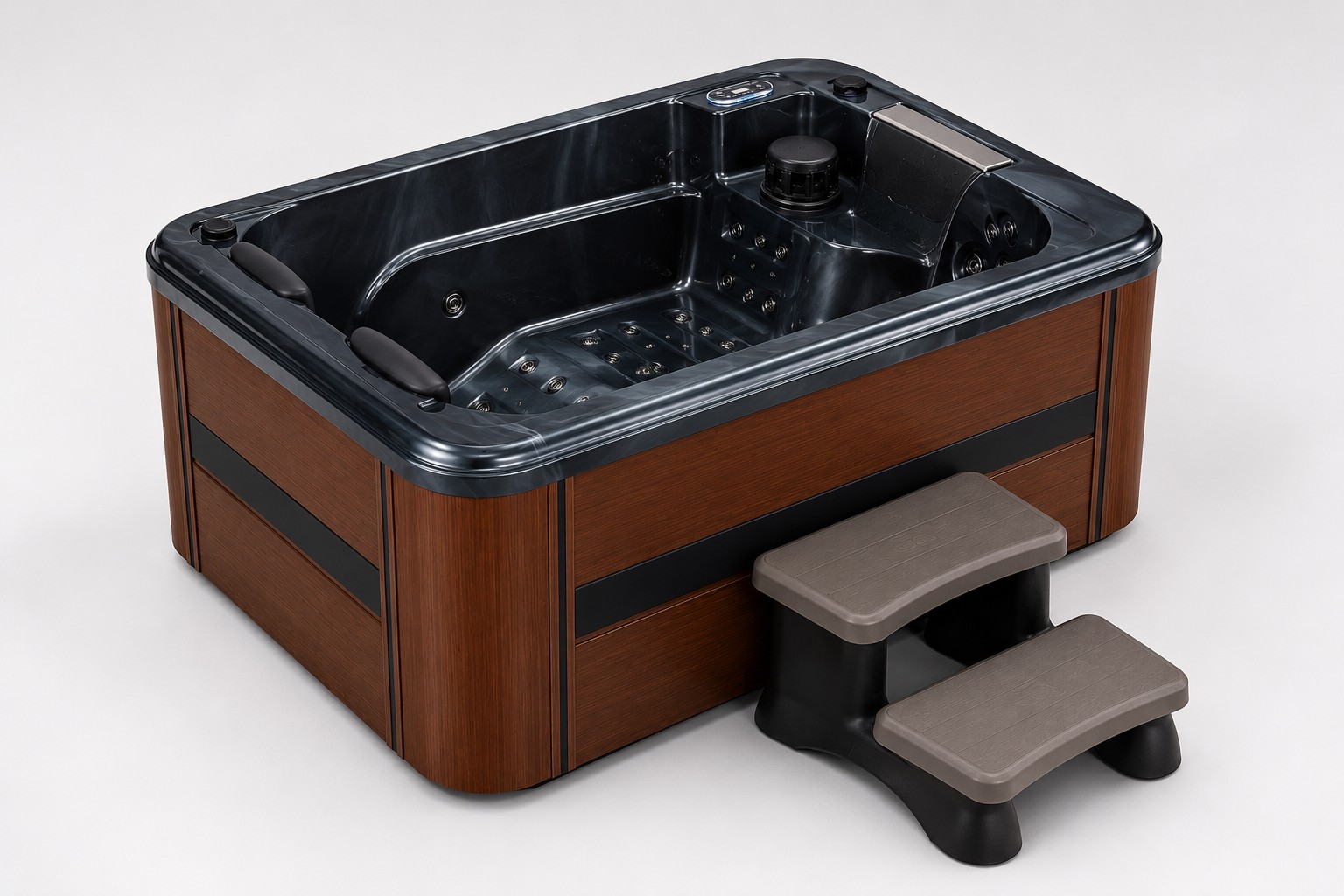 Outdoor Freestanding Spa hot Tub Home Hotel Garden Bathtub view 03