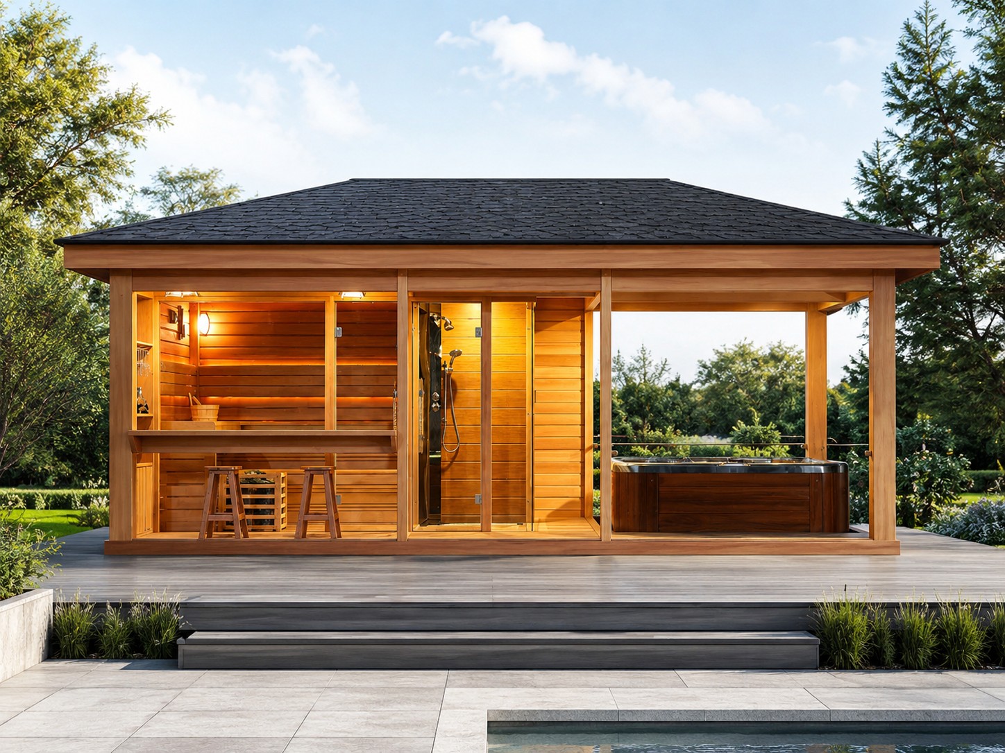 Outdoor Gazebo sk-lt09 quote-ready product line