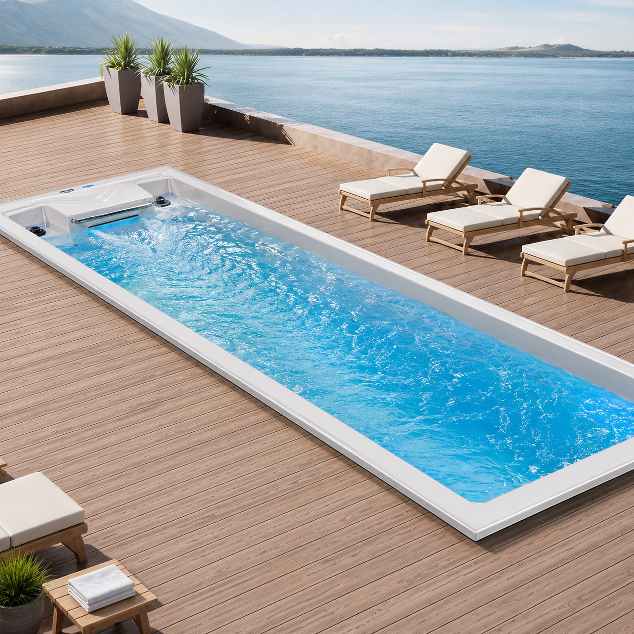 Outdoor Hydrotherapy Swim Spa