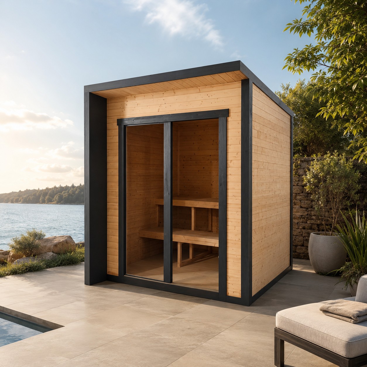 Outdoor Sauna room