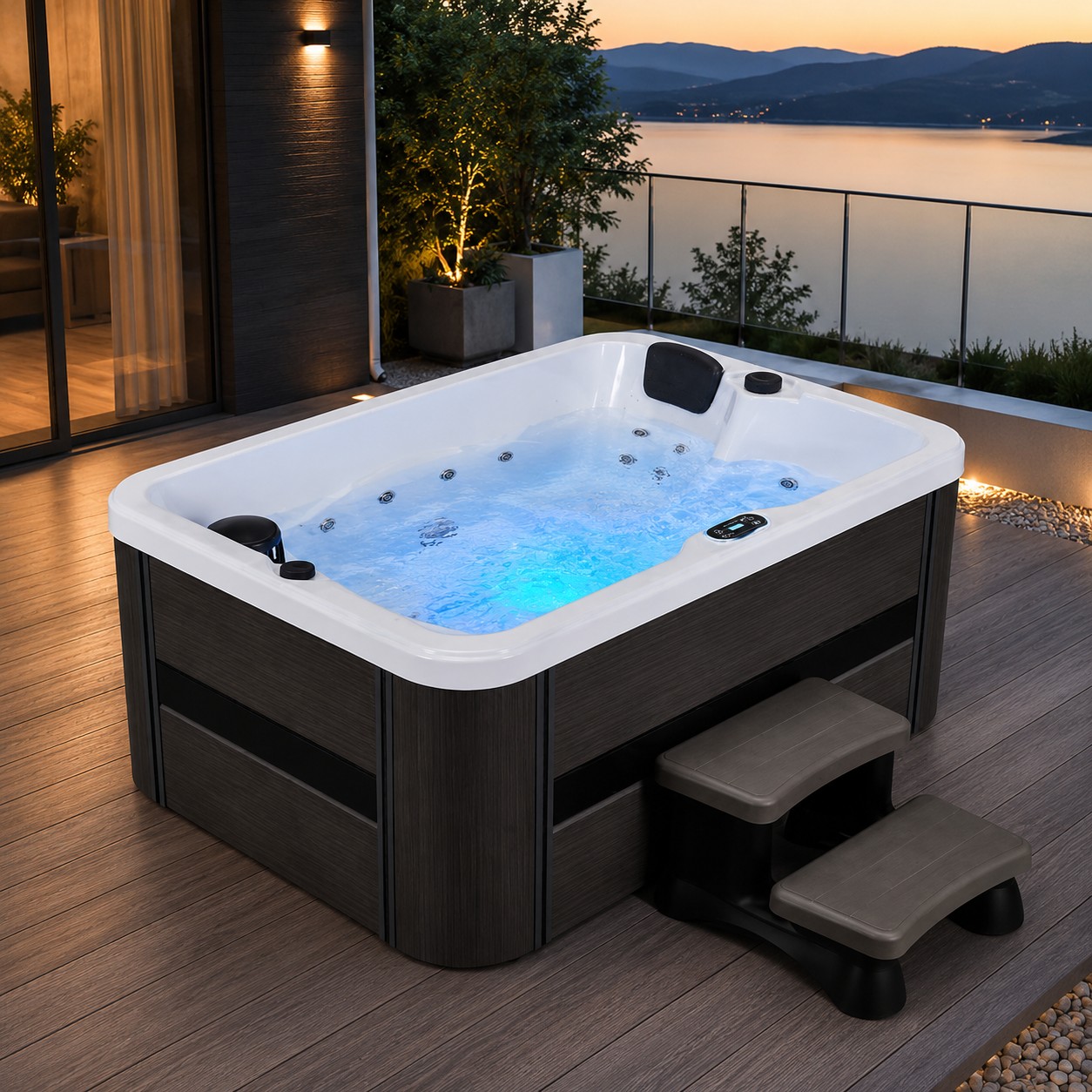 Outdoor Spa Massage Bathtub