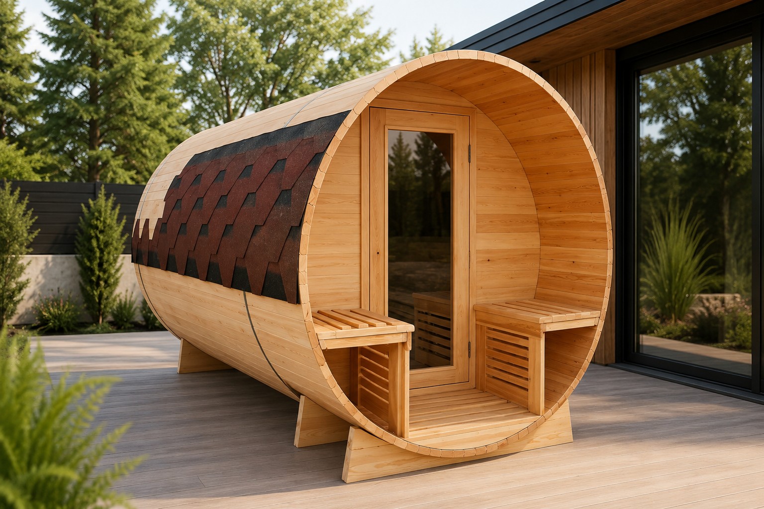 Outdoor Steam Shower Cabin Sauna Room Ozone Steam Sauna