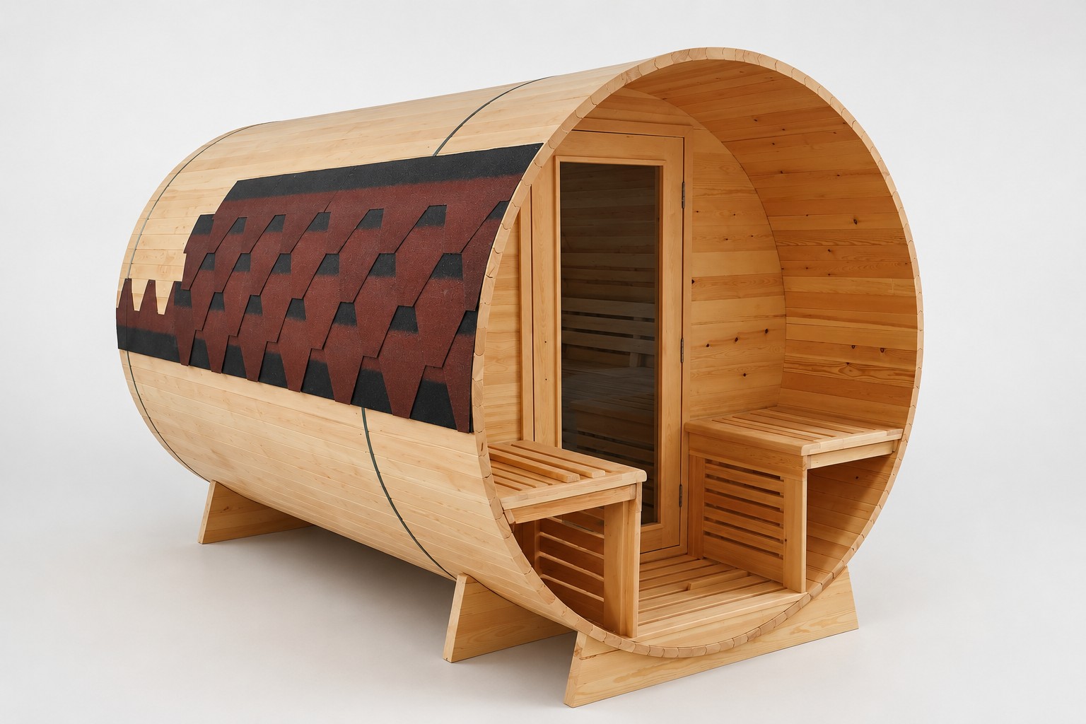 Outdoor Steam Shower Cabin Sauna Room Ozone Steam Sauna view 02
