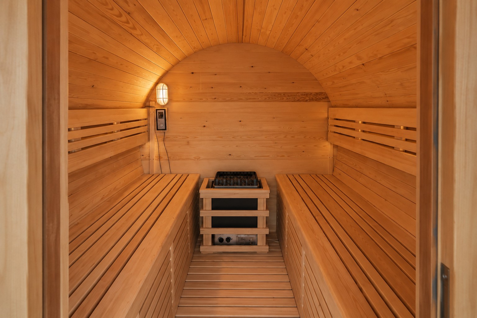 Outdoor Steam Shower Cabin Sauna Room Ozone Steam Sauna view 04