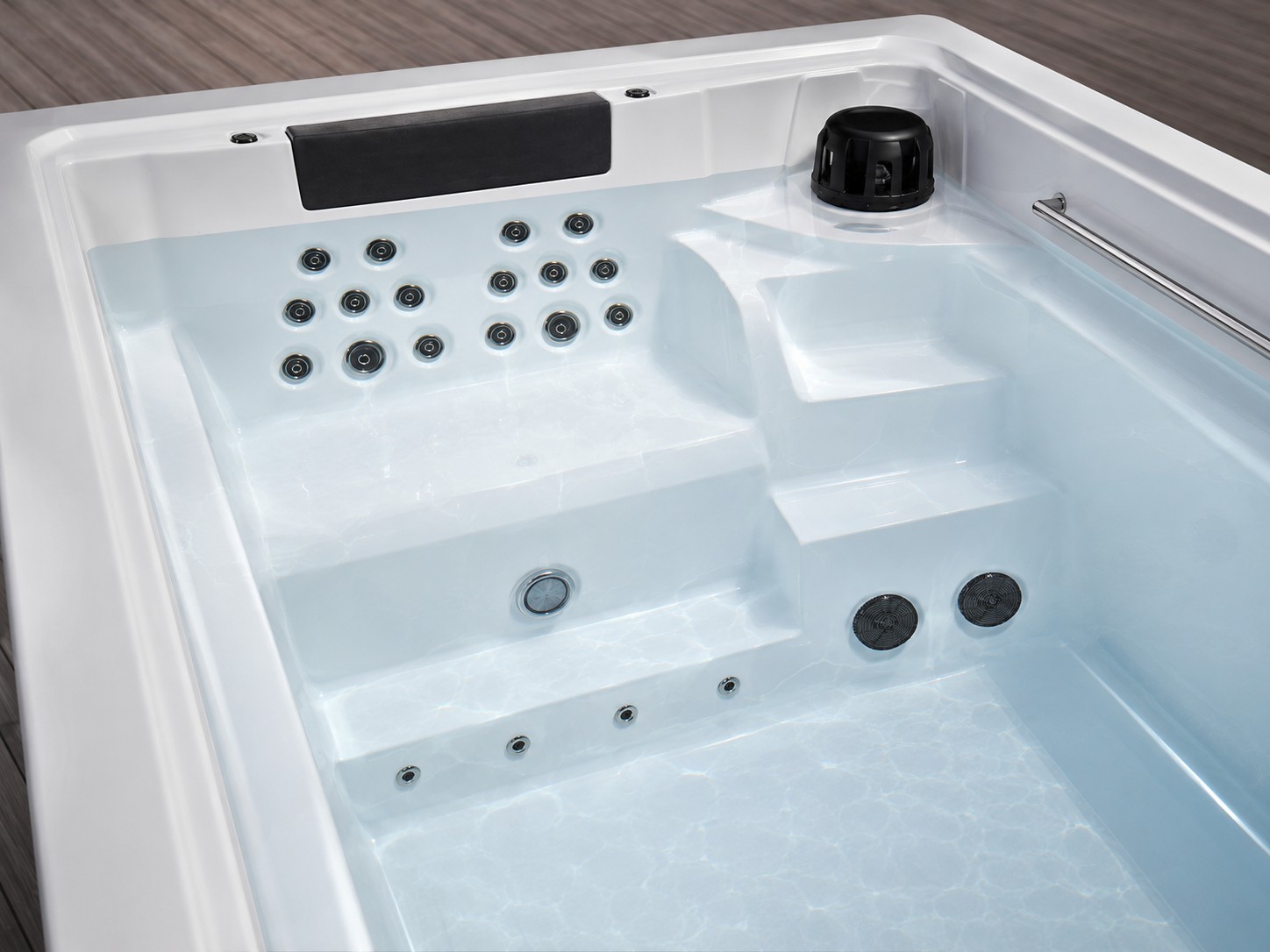 PC05ST-S Luxury Endless Swim Spa Pool 5000*2400*1470MM view 03
