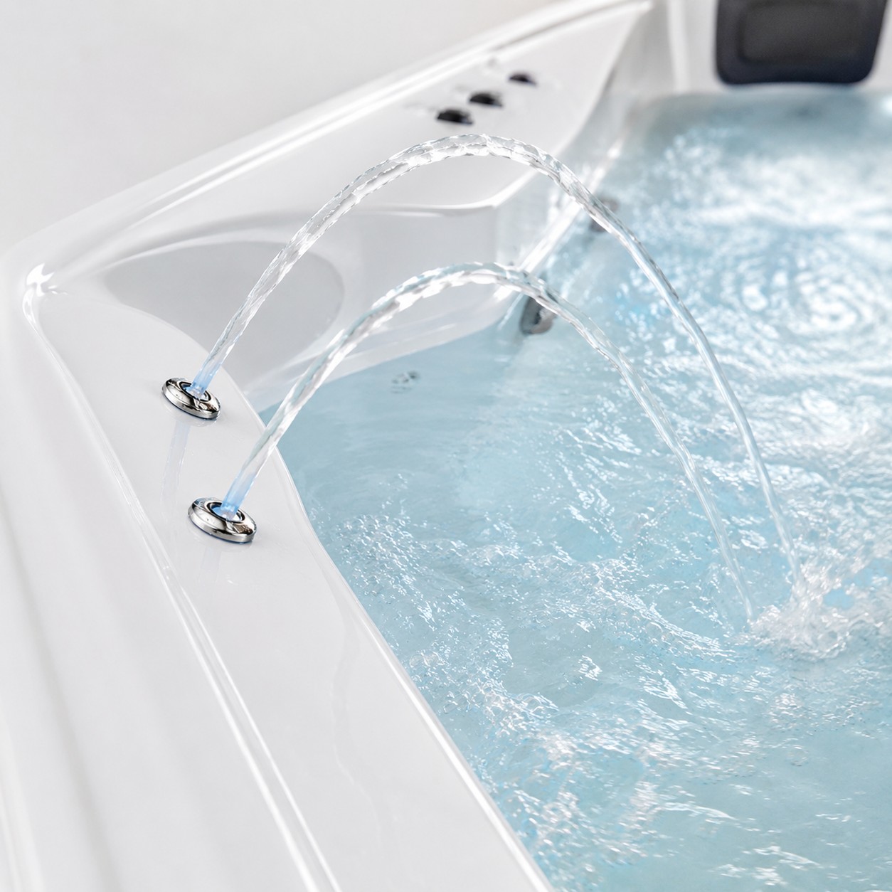 Rectangular Outdoor Whirlpool Swim Spa view 05