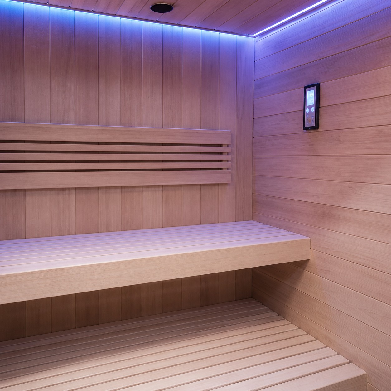 Red Cedar Wood 4 Person Sauna Room Home Dry Steam Outdoor Traditional Sauna view 05