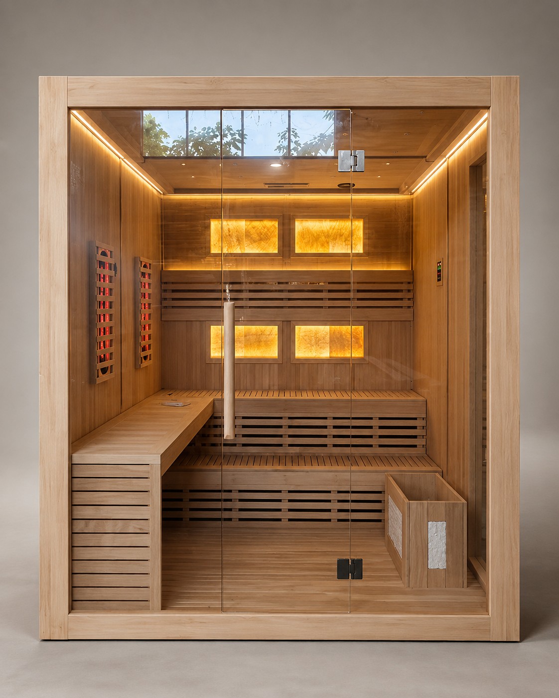 Sauna Infrared Wood Dry Home Indoor Steam Luxury Far Infrared Sauna Rooms Dome Capsule